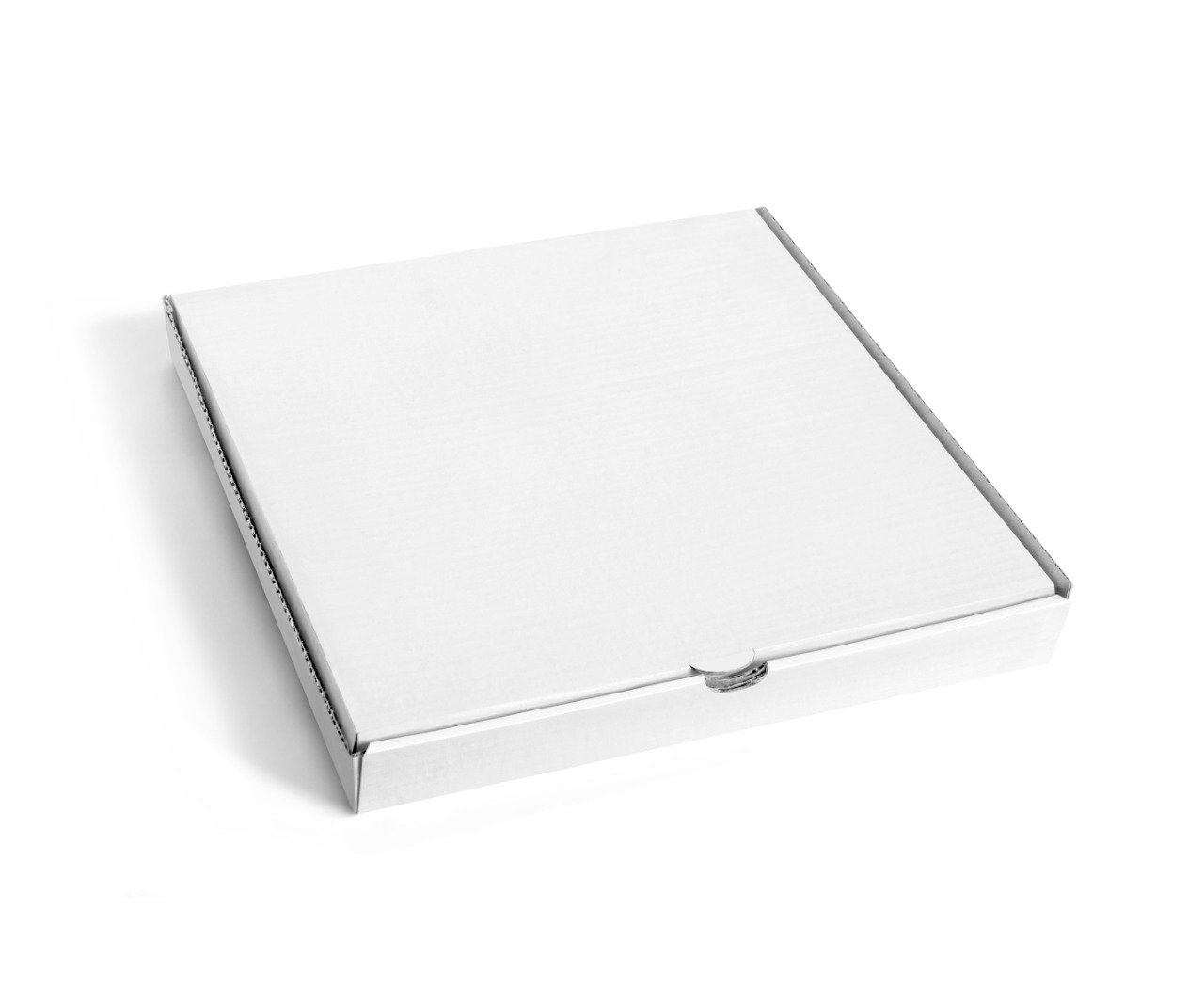 3 Ply Duplex Plain White Pizza Packaging Box 7*7*1.5 Inch